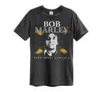 BOB MARLEY - NINE MILES AMPLIFIED VINTAGE CHARCOAL XX LARGE - T-shirt