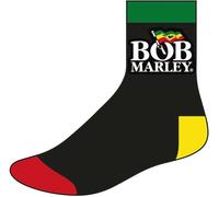 Bob Marley Official Printed Socks (Black/Multi-Colour)