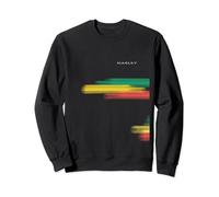 Bob Marley Official Rasta Splatter Stripes Sweatshirt