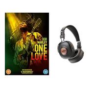 Bob Marley: One Love (DVD) & House of Marley Positive Vibration Frequency Over Ear Wireless Headphones - Black