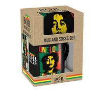 Bob Marley One Love Mug and Sock Set Multicoloured One Size