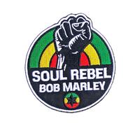 Bob Marley Patch Soul Rebel new Official Bob Marley Multicolor