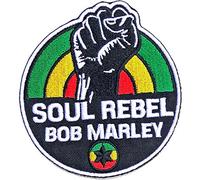 Bob Marley Patch Soul Rebel new Official Multi Taille unique