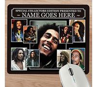 Bob Marley Personalised Icon Mouse Mat Gift