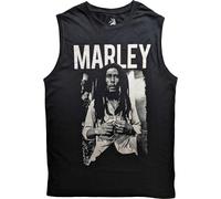 Bob Marley Photograph Cotton Tank Top in Black | Size: Medium Bob Marley Black M