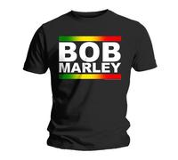 Bob Marley Rasta Band Block Official Mens T-Shirt