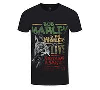 Bob Marley 'Rastaman Vibration Tour 1976' T-Shirt (Extra Large) Black