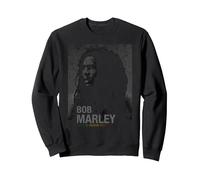 Bob Marley Roots Rock Reggae Sweatshirt, Adult Unisex, Black, Medium