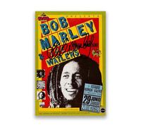 Bob Marley Signed Poster Print | Limited Edition Reggae Music Memorabilia | Collectible Autograph Wall Art Fan Gift | The Wailers (A3 Unframed)