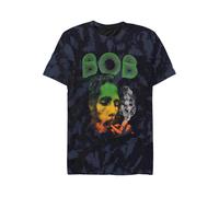 Bob Marley - Smoke Gradient Dip Dye - T-Shirt - black - M - 100% Cotton M
