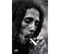 Bob Marley Smoke Maxi Poster, Wood, Multi-Colour, 91.5x61x0.02 cm