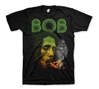 Bob Marley Smoking Da ERB Official Tee T-Shirt Mens Unisex (Medium) Black