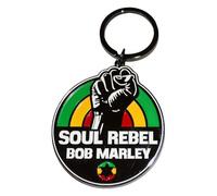 Bob Marley Soul Rebel Keyring Keychain One Size