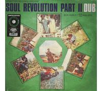 Bob Marley Soul Revolution Part II Dub - Green Splatter Vinyl LP in Black Bob Marley Black
