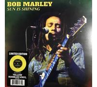 Bob Marley Sun Is Shining - Limited Edition Yellow Marbled 7" Vinyl Single in Black Bob Marley Black