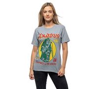 Bob Marley T Shirt 1977 Tour Official Mens Grey Dye Wash L