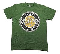 Bob Marley T Shirt Jamaica's Finest Logo Official Unisex Green L