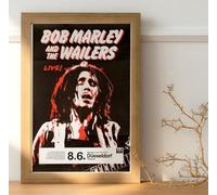 Bob Marley & The Wailers 1976 Düsseldorf Concert Tour Live Venue Gig Promo : 36"x24" Poster BRING YOUR WALLS TO LIFE !