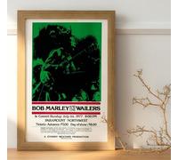 Bob Marley & The Wailers 1977 Portland Exodus Era Concert Tour Live Venue Gig Promo : 36"x24" Poster BRING YOUR WALLS TO LIFE !