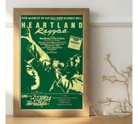 Bob Marley & The Wailers Heartland Reggae Rasta And The Ball Concert Tour Live Venue Gig Promo : 36"x24" Poster BRING YOUR WALLS TO LIFE !