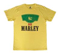 Bob Marley Vintage Green Label T-Shirt in Yellow | Size: Large Bob Marley Yellow L