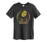 Bob Marley Will You Be Loved Amplified Vintage Charcoal Medium T Shirt
