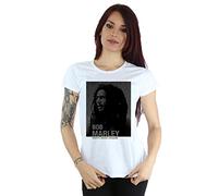 Bob Marley Women's Roots Rock Reggae T-Shirt Small White