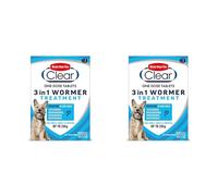 Bob Martin Clear | 3 in 1 Wormer Tablets for Small Dogs & Puppies (up