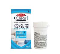 Bob Martin Clear Dual Action Flea Bomb for the Home - Kills Fleas Dead, Fast and Effective Household Treatment (1 Can)