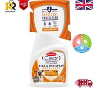 Bob Martin Clear | Flea Spray for Cats, Dogs and Home | Controls Flea and Tick Infestations in the Household (300 ml)