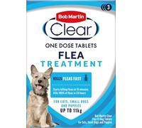Bob Martin Clear Flea Tablets - Small Dogs, Puppies and Cats - 3 Tablets