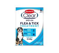 Bob Martin Clear Flea & Tick Fipronil Spot On for Large Dog, 1 Tube