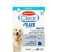Bob Martin Clear Plus Spot-On Solution for Large Dogs 1 Treatment