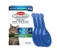 Bob Martin Clear Plus 50Mg 60Mg Spoton Solution For Cats Ferrets 3T