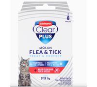 Bob Martin Clear Plus Spot-On Solution for Cats & Ferrets 2 Treatments
