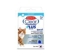 Bob Martin Clear Plus Spot On Solution for Dogs and Cats - Cats and Ferrets - 3 Tubes