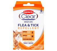 Bob Martin Clear Spot-On Flea & Tick Repellent Pipettes 3 x 0.9ml