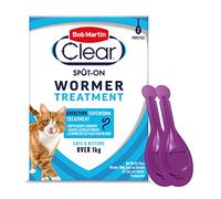 Bob Martin Clear Wormer for Cats - Spot-On - Pack Of 2 Pipettes