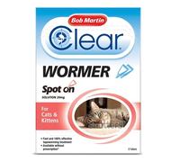 Bob Martin - Clear Spot On Wormer for Cats & Kittens x Size: 2 Pipettes