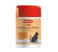 Bob Martin Conditioning Tablets for Cats and Kittens (100 Tablets) - Rich in Vitamins, Supports a Healthy Immune System, Nutritional Fish-Flavoured Supplement