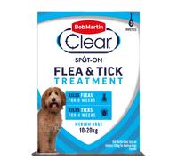 Bob Martin Flea Clear Spot On for Medium Dogs - Size: 3 Pipette