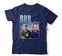 Bob Mortimer Appreciation Unisex T-Shirt - Funny Throwback Homage Tee - 2XL Navy