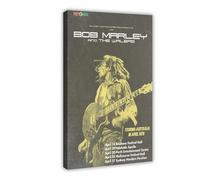 Bob Poster Marley 16 Wailers Live 1975 Canvas Aesthetic Cover Vintage Canvas Poster Decor Landscape Office Room Decor Gift 24x36inch(60x90cm)