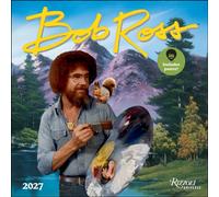 Bob Ross 2027 Wall Calendar with Poster