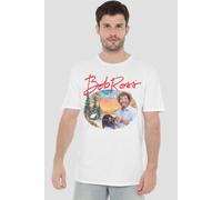 Bob Ross A Warm Winter T-Shirt, White | Size: 4XL Bob Ross White 4XL