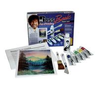 Bob Ross Basic Oil Colour Paint Set for Starters - Includes Landscape Brush, Detail Painting Knife and Instructions