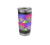 Bob Ross Bright Pop Art Stainless Steel Insulated Tumbler