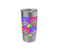 Bob Ross Bright Pop Art Stainless Steel Insulated Tumbler
