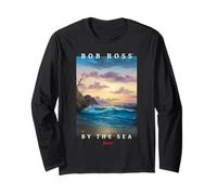Bob Ross By the Sea Long Sleeve T-Shirt