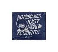 Bob Ross Happy Accidents Silky Touch Super Soft Throw Blanket | Size: Large Bob Ross Multicolor Large